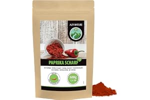 Alpi Nature Starkt Paprikapulver 500g, Malen Röd Het Paprika, Paprikakryddpulver, Paprika Pulver