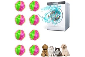 CHIOSA Tierhaarentferner Waschmaschine, Fusselbälle für Waschmaschine, Haarfänger für Waschmaschine Fusselentferner Waschbälle Waschmaschine, Katzenhaarentferner, Entfernt Tierhaare＆Fusseln