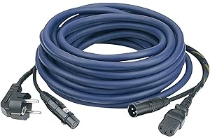 DAP AUDIO Powersignalcable 10m Schuko/Kalt- XLR