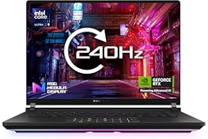 ASUS ROG Strix SCAR 16 G635LW Gaming Laptop | 16.0" WQXGA 240Hz Screen | Intel Core Ultra 9 275HX | NVIDIA GeForce RTX 5080 Laptop GPU | 64GB RAM | 2TB SSD | UK Layout Backlit Keyboard | Windows 11