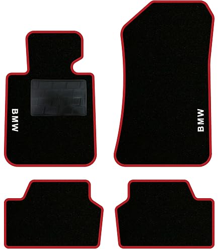 MOTOS Strike Tappetini Auto In Velluto (Velours) Per Mazda Premacy I 7 Posti (1999-2005) – Set Di Tappetini Neri, Antiscivolo E Su Misura