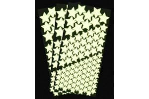 ‎WANDFEE WANDfee Leuchtsterne Kinderzimmer ☆ 300 ☆☆ selbstklebende EXTRASTARK im Dunkeln leuchtende Sterne Sternenhimmel Aufkleber