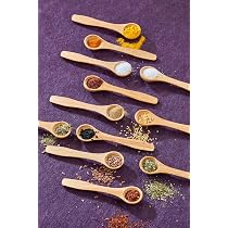 LIZEALUCKY 10 Pz Piccoli Cucchiai Di Legno Manico Corto Cucchiai A Bocca Larga Per Cucinare Condimenti Miele Condimenti Pepe Zucchero Sale Tè Caffè Gelato - 8