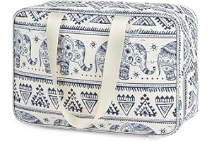 NARWEY Pełnowymiarowa kosmetyczka duża kosmetyczka podróżna kosmetyczka organizer dla kobiet (słoń)