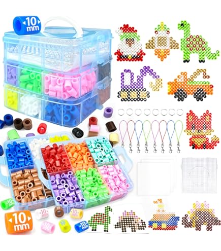 BLOT Perles à Repasser 24 Couleurs 4000 Fusible Perles Jouets avec
