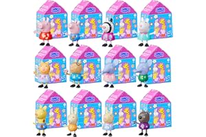 Toptoys2u Bargain Bundles Peppa Pig - Set completo di 12 cieche articolate da 8 cm