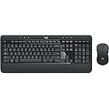 Logitech MK540 Advanced Combo Tastiera e Mouse Wireless per Windows, Layout Internazionale QWERTY - Nero