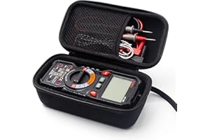 Twardy futerał transportowy, etui na multimetr KAIWEETS HT118A, z kieszenią z siatki, do multimetru woltomierza