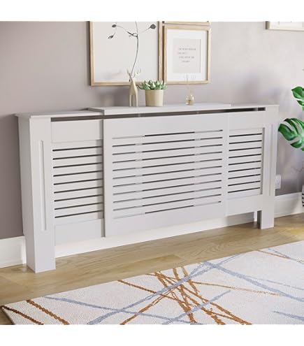 Vida Designs Milton - Copriradiatore Moderno In MBIANCO, Extra Large - Foto 2