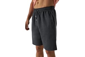 Smith & Solo Pantalones cortos deportivos para hombre, de verano, de algodón, para correr, fitness, entrenamiento, tenis