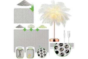 Cakkone Katzenklo Matte Groß Xxl 90X60 CM Doppelte Schichte, Katzenstreu Matte Waben Design, Katzenmatte Katzenklo Wasserdicht und Rutschfest, Katzenstreumatte EVA Material Grau