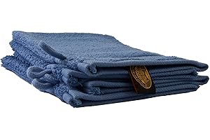 Gözze - New York Gant de Toilette, Lot de 4, Doux et absorbant, 100% Coton, 17 x 24 cm - Fjord