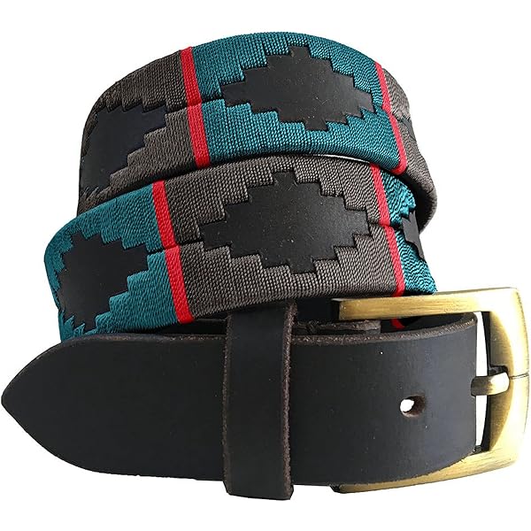 CERBERUS Strength Cinturón De Una Sola Punta (13 Mm), Negro/ Rojo, L (30- 37in