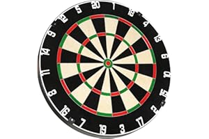 joyionic Bersaglio per Freccette, Dartboard in Sisal del Kenya, incluso Supporto a Muro, Tabellone Diametro 45,5 cm, Spessore 3,8 cm