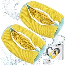 2 Sacchetti Per Lavare Scarpe In Lavatrice | Cerniera Sicura | Riutilizzabili | Protezione Completa