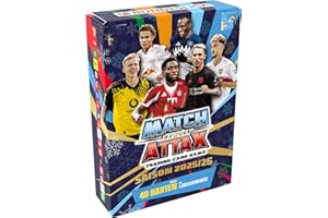 GENERISCH Topps Fussball Bundesliga Match Attax Sammelkarten 2025/26 | Sonder-Tin | 40 Karten | 4 Limited Edition Cards | Exklusive Nick Woltemade Karte | Offizielle Trading Cards