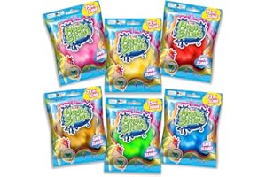 CRAZE Magic Slime FOILBAG | Schleim Kinder 6er Set - Slime Kit im 6X 75 ml Beutel, Kinderschleim sicher & rückstandsfrei, 6 Farben