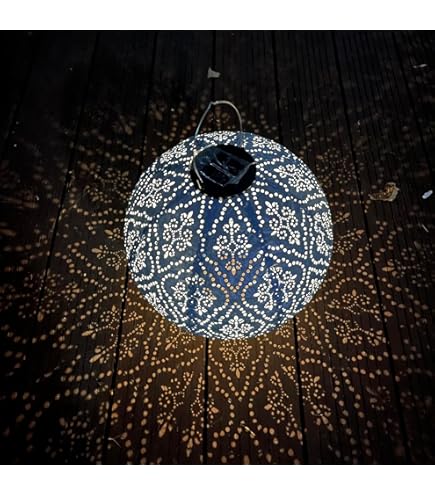 éclairage Extérieur Waterproof Lanterne Solaire Marocaine Tyvek Orange - Décoration Extérieure élégante Pour Jardin Et Fêtes Lanterne Tyvek Orange