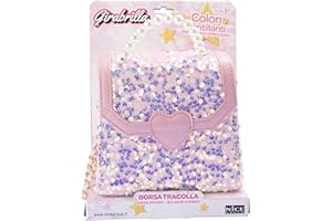 Girabrilla Fashion Bauletto, Borsetta Pochette con Maniglia di Perle e Tracolla