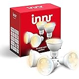 Innr GU10 Tunable White 4-Pack Faretto Spot LED, 2200K - 5000K, Compatible with Philips Hue* & Echo Plus (Hub Richiesto) RS 2