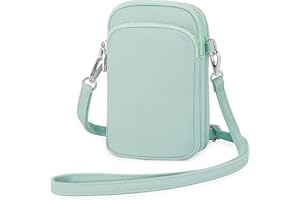 Wind Took Mini Bolso para Movil Bandolera Mujer Bolso Pequeño Bolso Monedero Movil Mujer Celular Cruzado Bolsa De Tarjeta Bancaria Crossbody 11x 5 x 17cm