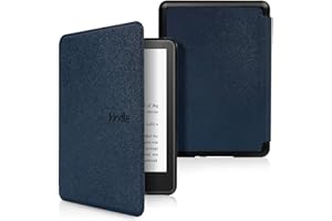 Lifeant 1, Tissu Etui, Coque Magnétique Auto Réveil/Sommeil, avec Support Pliable Étui 6.0 pour 2022 Kindle,Bleu