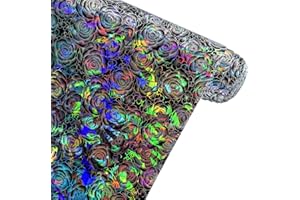 XHT 30 x 135 cm - Rose brillant - En cuir synthétique - Pour boucles d'oreilles, portefeuilles, coiffure, bricolage - Noir