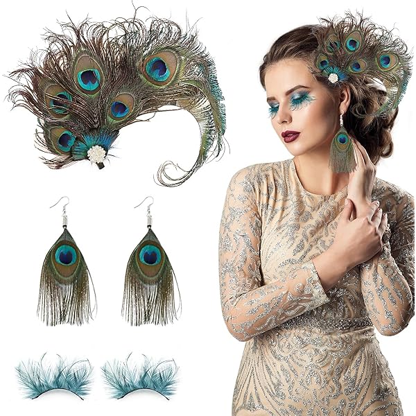 ZJTAPE Pauwenkostuum voor dames, pauwenaccessoires, carnaval, tule rok met sieraden, pauwenveren, glitterstenen, gezicht, pauwennagels, handschoenen, tatoeage, voor carnaval, cosplay, carnaval