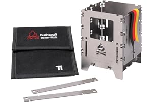 BUSHCRAFT ESSENTIALS Réchaud à bois Bushbox LF titane