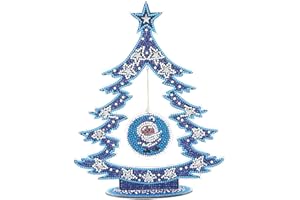Goldyida Albero di Natale Pittura Diamante Pittura Diamante Natale DIY Diamond Painting Natale 5D Diamond Painting Kit Decorazione Natalizia Kit per Pittura con Diamanti per Decorazioni (C)