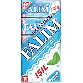 Falim 5-Piece Pack of Luminous Baking Soda and Mint Flavored Sugar-Free Gum 40 gr