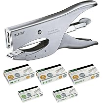 Cucitrice A Pinza Leitz - Per Fino A 40 Fogli, Metallica, Caricamento Posteriore, Argento, Con Punti P3/P4 - Foto 8