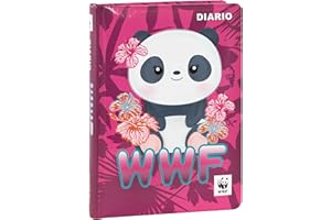 FRANCO COSIMO PANINI WWF - Diario Scuola 2024-2025 Ufficiale WWF Illustrato, Diario 12 Mesi Ideale per la Scuola Elementare o Media, Copertina Rigida con Illustrazione di un Panda e 352 Pagine a Colori, 13 x 17,8Hcm