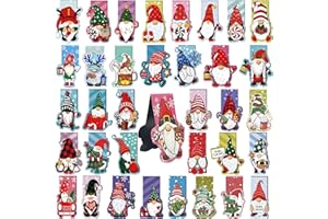 YEAHBOOM 36 Stück Magnetische Lesezeichen,Weihnachten Magnetische Seitenclips,Magnetische Lesezeichen Leseminis,Magnetische Seiten,Markierungen Positive,Magnetic Bookmarks für Schüler Lehrer Lesen Schule