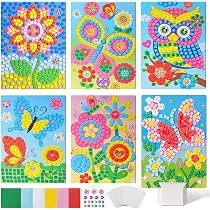 Baker Ross Bastelset Bauernhoftiere – 2 Kreativ-Kits Mit Stickern & Aktivitätsbuch Für Kinder