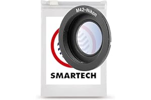 SMARTECH Bague Adaptation M42 vers Nikon - Adaptateur Objectif M42 vers Appareil Photo AI - avec Lentille