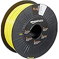 Amazon Basics Filament PLA pour imprimante 3D, 1,75 mm, Jaune, Bobine, 1 kg