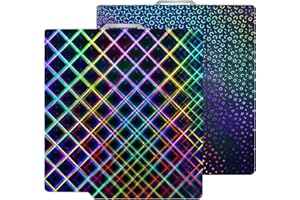 HIKUDIY Piastra migliorata 257 x 257 mm H1H per Bambu Lab A1/X1C/X1/X1E/P1P/P1S, caleidoscopio liscio + piastra in acciaio a molla liscia Skynet piastra flessibile per stampanti 3D Bambu Labs