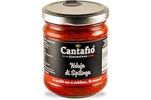 Cantafio Gourmet Nduja Calabrese di Spilinga vaso 180g in olio di oliva | anduja