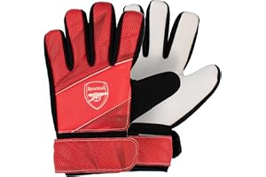 Hy-Pro officiellt licensierade Arsenal FC målvaktshandskar – junior, säkringsdesign, målvakt, med stark handflata för hög pre