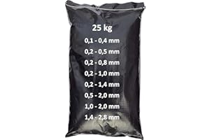 ANBOBO 25 kg Strahlmittel Strahlgut Kupfersilikatschlacke (0,2-1,0 mm)