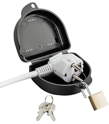 Presa Chiudibile Con Lucchetto - Blocco Sicurezza Per Spine Elettriche, Protezione Bambini - Foto 2