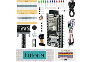 ‎FREENOVE FREENOVE Basic Starter Kit for ESP32-WROVER (Included) (Compatible with Arduino IDE), Onboard Camera Wireless, Python C, 412-Page Detailed Tutorial, 141 Items, 61 Projects