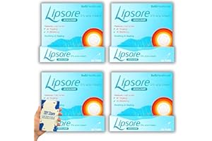 TDY STORE 4 x Cold Sore Cream 5% Aciclovir – Fast Acting Coldsore Cream – for Mouth Ulcer & Cold Sore Treatment - TDY Bundle Including Care & Prevention Guide - (4 Packs x 2g Tubes)