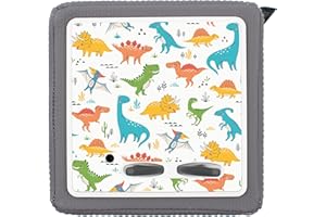 yabaduu Schutzfolie Schutzcover für Toniebox passgenau selbstklebend kindgerecht Folie Zubehör für Kinder Spielzeug (Y031-29 Bunte Dinos, Ohne Wunschname)