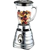 Oster Classic Blender and Blender for Smoothies | 3 Speeds | 600W | 1.25L Glass Tumbler | Stainless Steel Blades [OBL245X]
