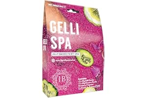 IB PROFESSIONAL Gelli SPA Gelatina Pedicura - Paso 1: 80g - Paso 2: 80g- 2 a 4 usos por caja - Exfoliante Natural - Gel exfoliante - Terapia Pies -Baño pies - Aromaterapia