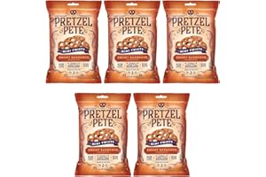 PRETZELPETE Pretzel Pete – Smoky Barbecue Seasoned Pretzels 100g (Pack of 5)
