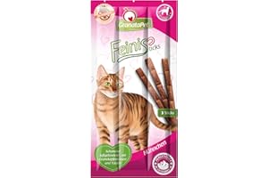 GranataPet Kurczak Feinisticks, smaczna przekąska do żucia dla kota, dodatkowa karma dla zwierząt, bez zbóż i bez dodatku cukru, 3 opakowanie