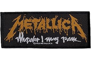 HALLE 15 CLOTHES Metallica Aufnäher Wherever I May Roam Metallica Patch Gewebt & Lizenziert !!